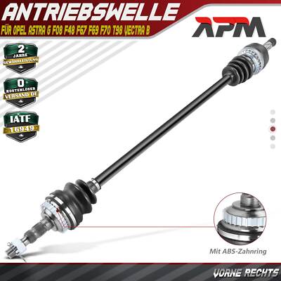 Antriebswelle Vorne Rechts Mit ABS Ring für Opel Astra G T98 F70 Vectra B J96