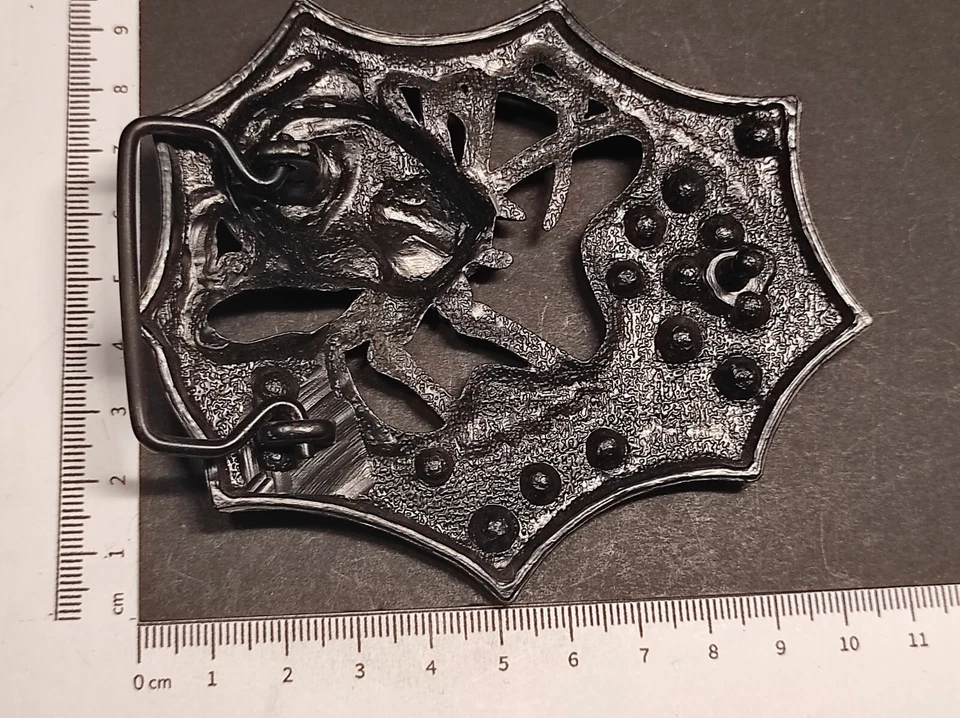 Fibbia/fibbia per cintura SPIDER/ragno (biker, gotico) - Immagine 3 di 4