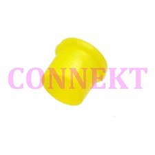 50pcs Plastic covers Dust cap for SMA RP-SMA female RF connector yellow