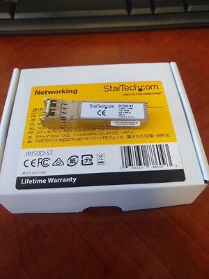 StarTech HPE J9150D SFP+ Transceiver 10GBASE-SR 10GbE Fiber Optic Transceiver