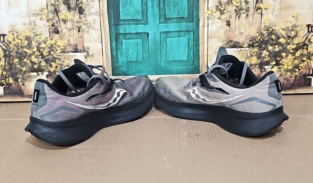 Saucony Womens Ride 15 Running Shoe Charcoal 10.5 thumbnail 6