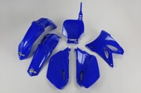 Set Plastics Motorradverkleidungen Restyling Yamaha 85 2002 - 2014 Blau Ufo