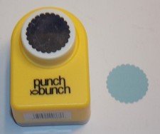 1 inch Circle Scallop Circle 24mm Scrapbook Paper Punch Bunch D71 Dollys Gallery