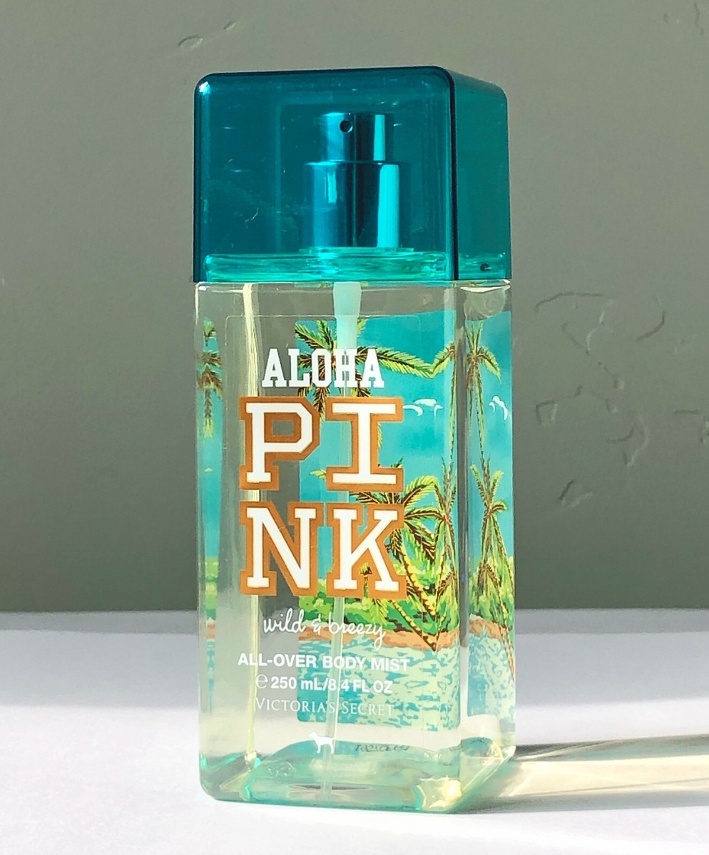 Victoria's Secret Pink WILD & BREEZY All Over Body Mist ALOHA 8.4