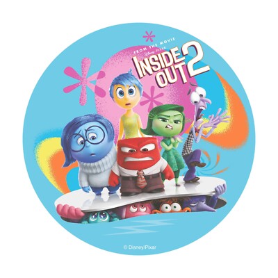 Inside Out / Alles steht Kopf Tortenaufleger 20cm Ø Oblatenpapier Geburtstag