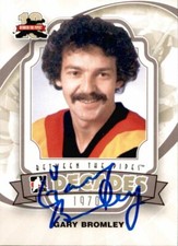 Gary Bromley Signed Auto 2011-12 BTP Between The Pipes card Vancouver Canucks