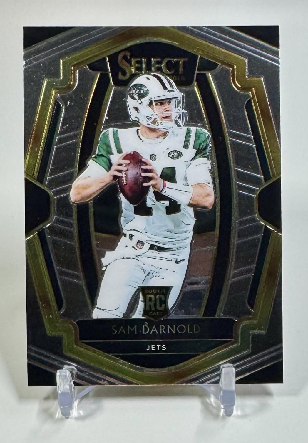 2018 Panini Select Premier Level Sam Darnold #107 Rookie RC New York Jets