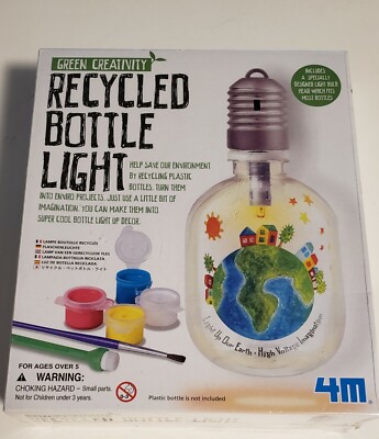 STEM Recycled Bottle Light Kit Learning & Education Science  4M Brand New