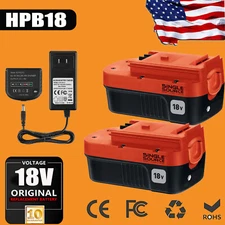 HPB18 18V HPB18-OPE 244760-00 18 VOLT NI-MH BATTERY/Charger FOR BLACK AND DECKER