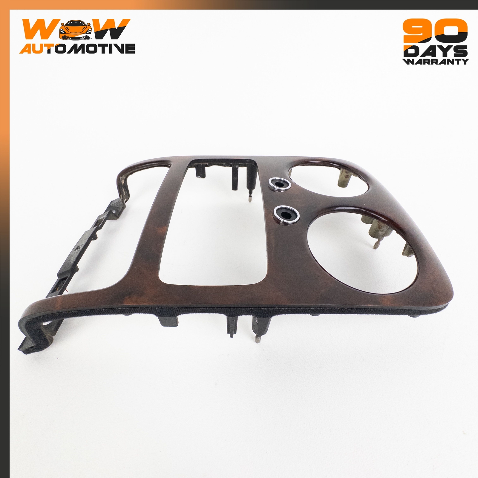06-13 BENTLEY CONTINENTAL FLYING SPUR REAL CENTER CONSOLE TRIM BROWN INLAY OEM
