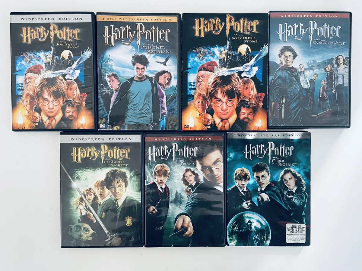 Harry Potter 7-Film Collection DVD 7-Disc Set W Special Features Excellent