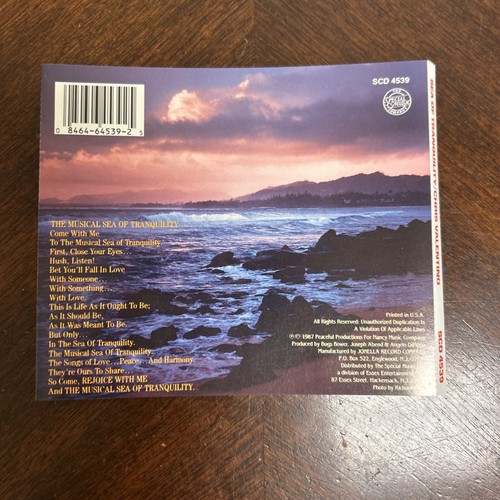 Musical Sea of Tranquility by Chris Valentino CD 1987 Disc & Inlay Only No Case - Picture 6 of 6