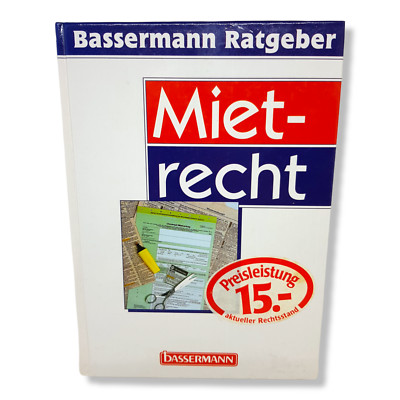 Mietrecht Bassermann Ratgeber Johannes Beuthner Rechtsstand 1995 Wohnung Vertrag