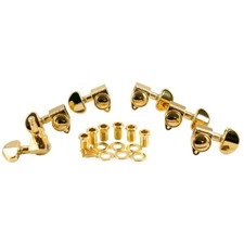 NEW - Grover 502G Roto-Grip 3X3 Locking Tuning Machines - GOLD