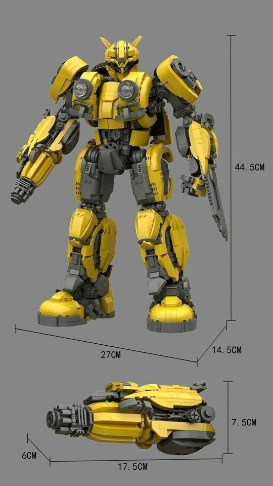 DIY Robot Model Building Blocks Set MOC Bricks Educational Toy - Image 4 of 4