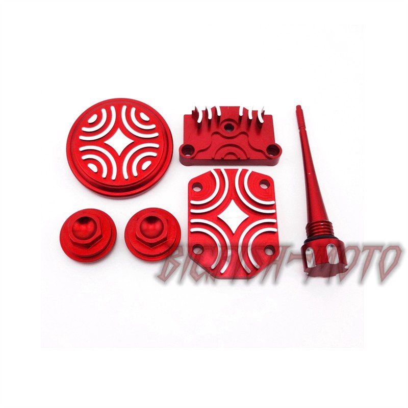 Red Engine Dress Up Kit 50cc 70cc 90cc 110cc 125cc ATV Pit Dirt Bike eBay
