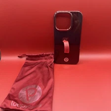 LOOPY case iPhone 15 Pro Maroon Shimmer Color Phone Case