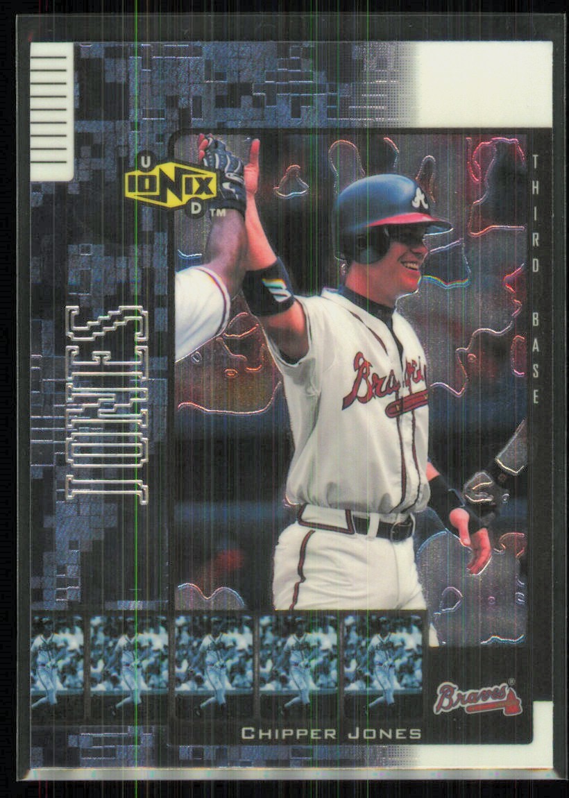 2000 Upper Deck UD Ionix Chipper Jones Atlanta Braves #10
