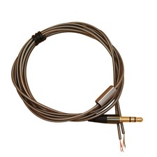 Practical 3.5mm 3-Pole Jack Audio Cable Cord Wire for Headphone Earphone Repair