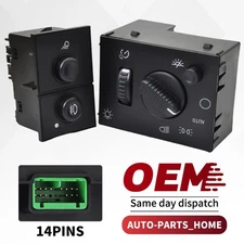Headlight Switch & Fog Light Switch Button for 03-07 Chevy Silverado GMC Sierra
