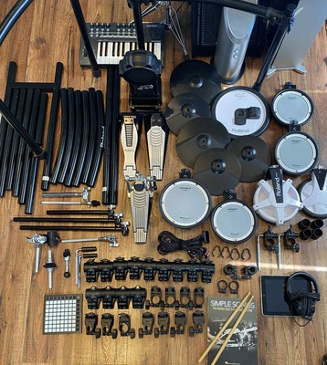 Roland TD-15 Drum Kit ERSATZTEILAUSWAHL Snare Tom Becken Modul Clamp Arm Loom