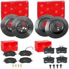 TRW BREMSSCHEIBEN + BELÄGE VORNE + HINTEN passend für PEUGEOT 807 FIAT ULYSSE
