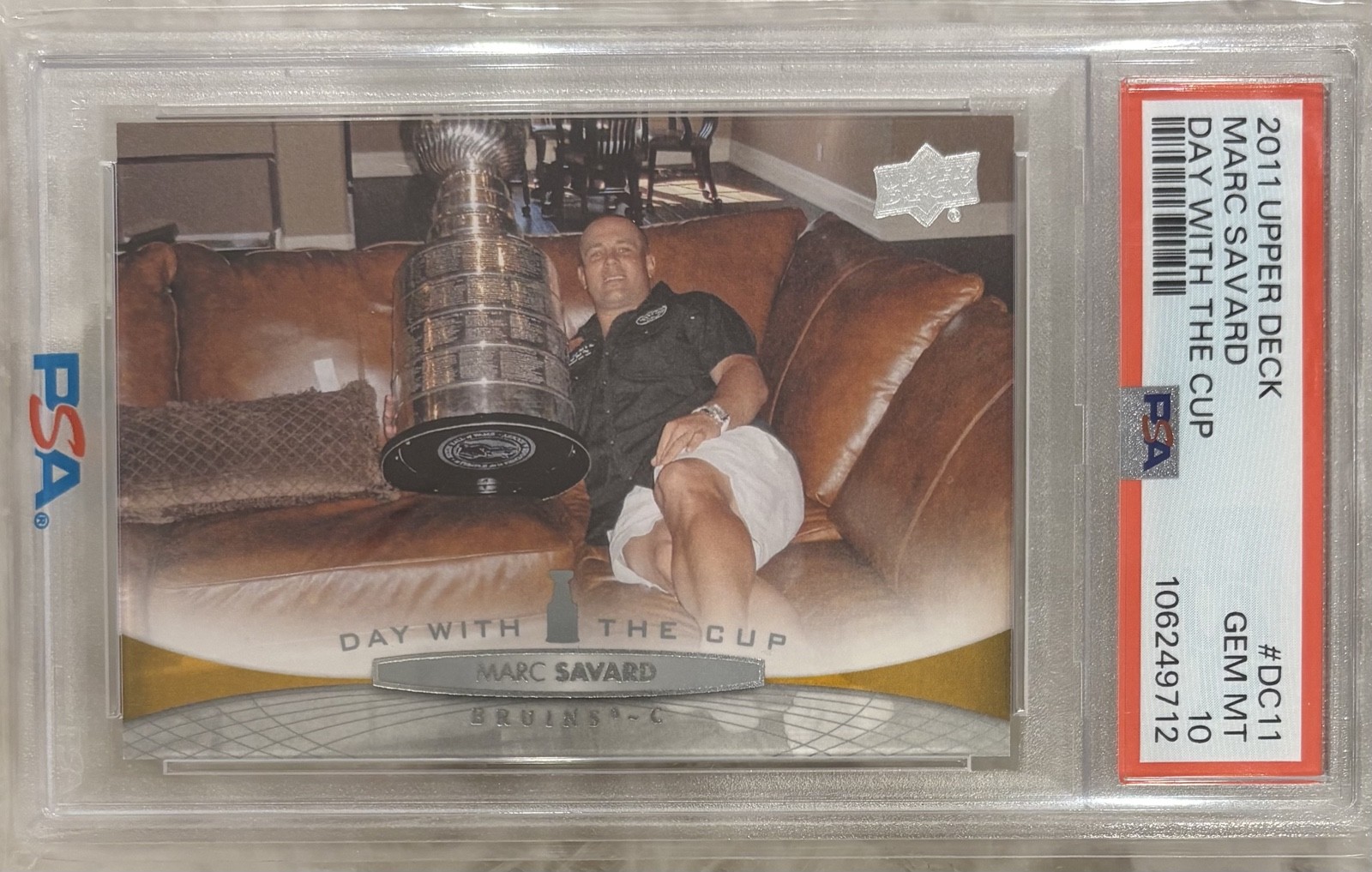 2011-12 Upper Deck - Day with the Cup Marc Savard #DC11 PSA 10 POP 1!