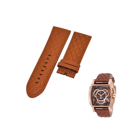 S1 Rally 17011 26mm Brown Leather Watch Strap For Invicta