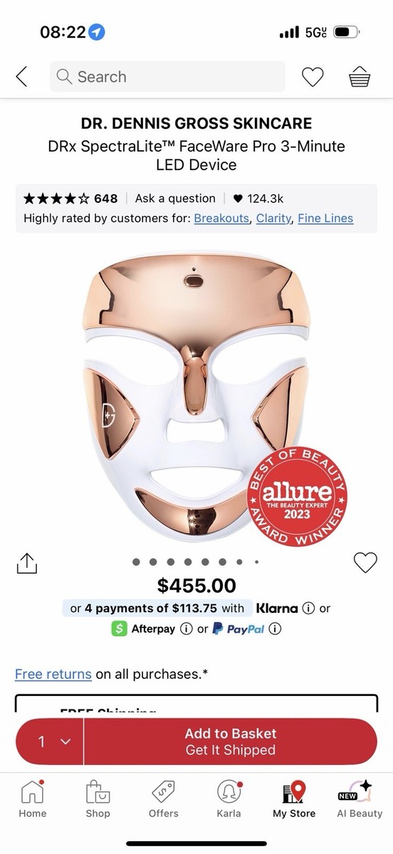 Dr. Dennis Gross DRX Spectralite Faceware Pro for sale online | eBay