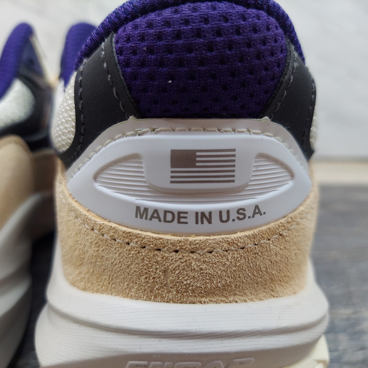 New Balance 990v6 Made in USA Teddy Santis White Black Plum 