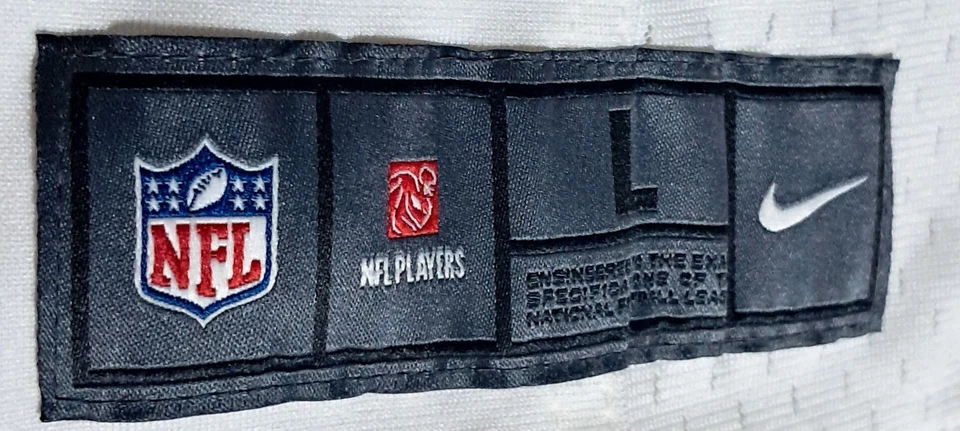 Dallas Cowboys Dak Prescott #4 Nike On-Field NFL Jersey Youth L White Blue - Image 4 of 4