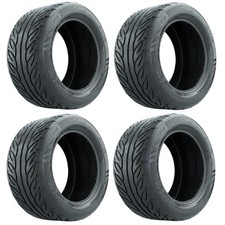 Set Of 4 Golf Cart Street Tires 22540-r14 Gtw Fusion Gtr Steel Belted Radial