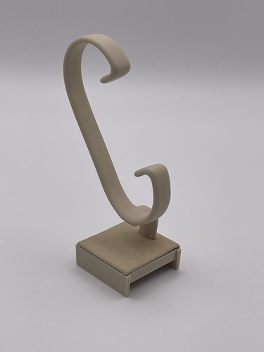 Cartier Watch C-Stand • Beige Display Holder • Boutique Jewelry Fixture