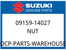 Suzuki OEM Part 09159-14027 NUT, STEERING SHAFT LOWER