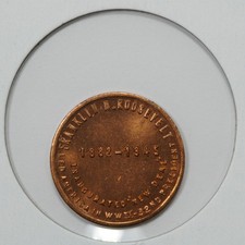 Franklin D. Roosevelt 32nd President Great Americans US Bicentennial Token (#2)