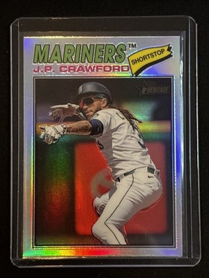  JP Crawford 2026 Topps Heritage Refractor #289 Seattle Mariners