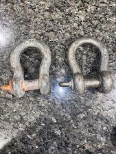 Set Of 2 Cm Shackle 8 1/2 Ton 1” And  SWL 8.5 Ton 1 Inch 