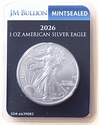 2026 American Silver Eagle 1 Oz .999 Fine Silver - BU - Mint Sealed