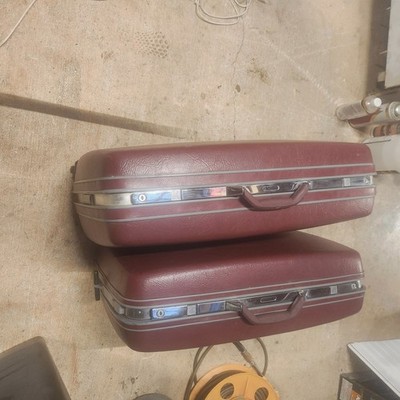 Samsonite Hard case luggage set. 1960 era