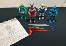 Vintage Ronin Warriors 1995 Playmates Figures ft Sage, Cale, Hariel & Cye
