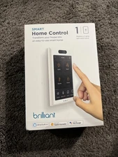 Brilliant Smart Home Control Light Switch Panel BHA-120US-WH1 NEW