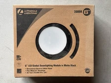 Lithonia 6G1MB LED 30K 90CRI M6 790 Lumens 6 inch LED Recessed Matte Black