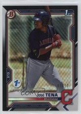 2021 Bowman 1st Edition Black Foil 2/10 Jose Tena #BFE-128 w5p