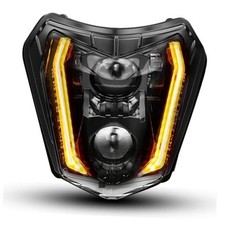 DOT LED Dirt Bike Headlight Dirt Bike LED Headlight with DRL and Turn Signal