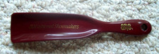 Old Fashioned Shoemakers SAS Advertising Shoe Horn 7" Plastic Maroon