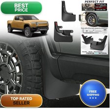 BestEvMod Mud Flaps Splash Guards Compatible Rivian R1T 2022-2026 Splash Fender