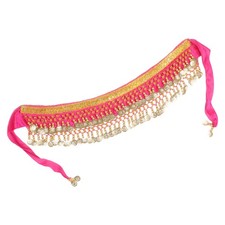 Dog Belly Dance Dancer Costume Puppy Waist Chain Butt Dress Fun Hip Scarf Decor
