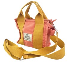 Urban Outfitters BDG Serena Women's Orange Yellow Canvas Mini Crossbody Tote Bag