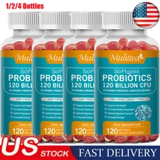Probiotics 120 Billion CFU Potency for Healthy Digestive Immune Health 120-480pc