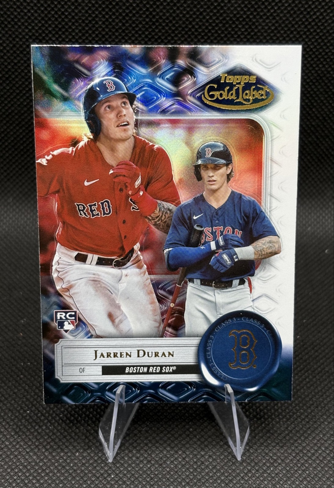 2022 Topps Gold Label - Jarren Duran #15 Class 3 (RC)
